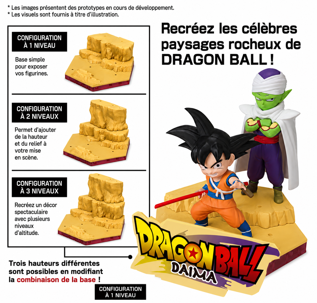 Son Goku (Mini) & Piccolo (Mini) - Model Kit BANDAI