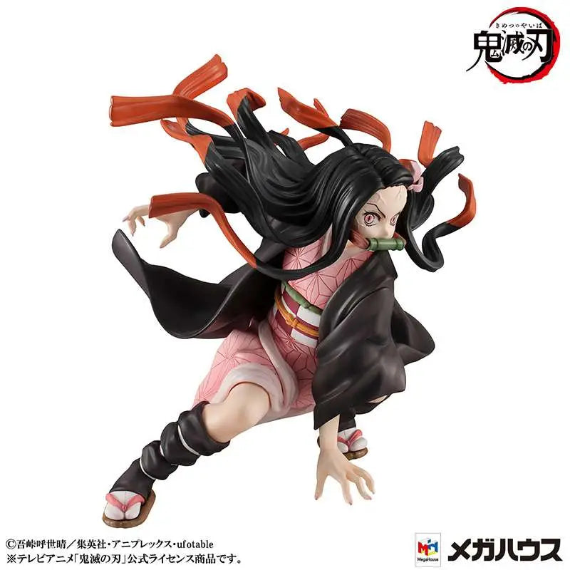 DEMON SLAYER BROTHER AND SISTER GEM STATUE - Vue 5