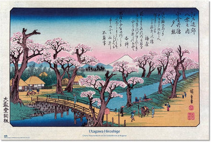 HIROSHIGE - Poster Maxi 91,5x61 FSC MIX - La périphérie de Koshiga - vue 4
