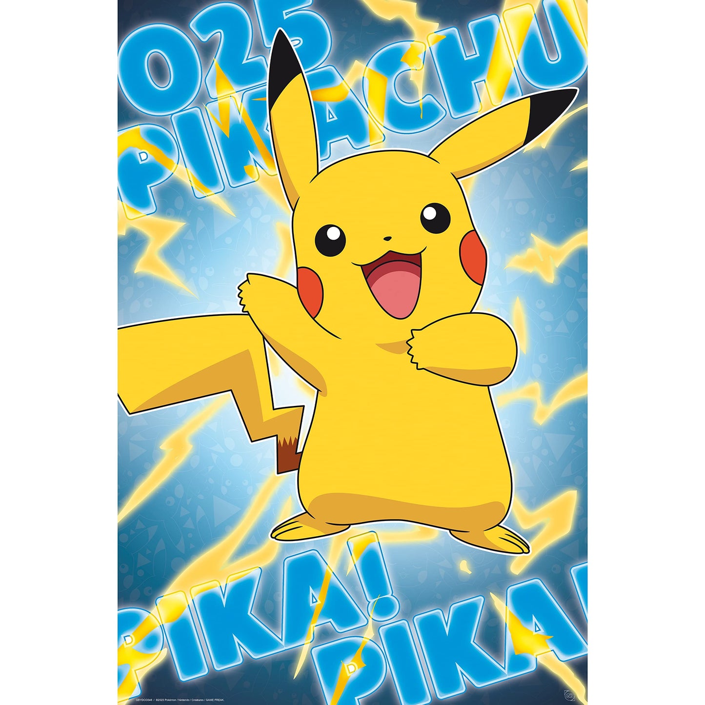 POKEMON - Poster Maxi 91,5x61 Effet Métal - Pikachu* - vue 3
