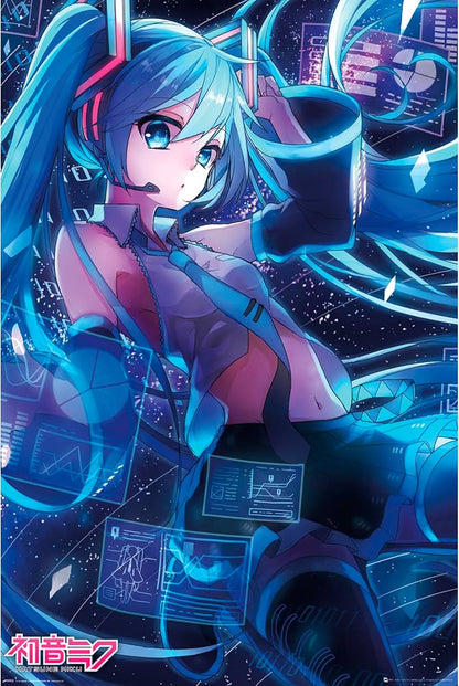 HATSUNE MIKU - Poster Maxi 91,5x61 FSC MIX - Ecran - vue 4