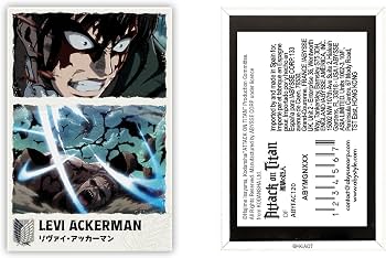 ATTACK ON TITAN - Aimant Standard - Levi Ackerman x4 - vue 4