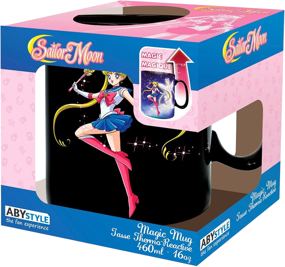 SAILOR MOON - Mug Heat Change - 460 ml - Groupe - boîte carton x2 - vue 3