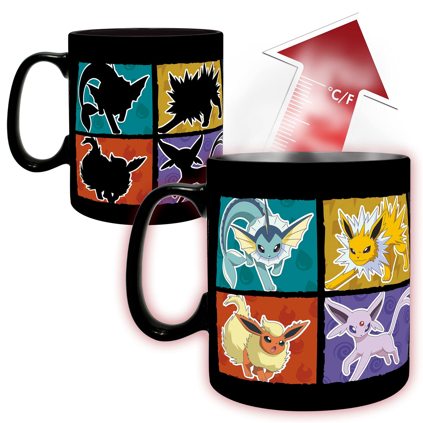 POKEMON - Mug Heat Change - 460 ml - Évolution - boîte carton x2 - vue 3