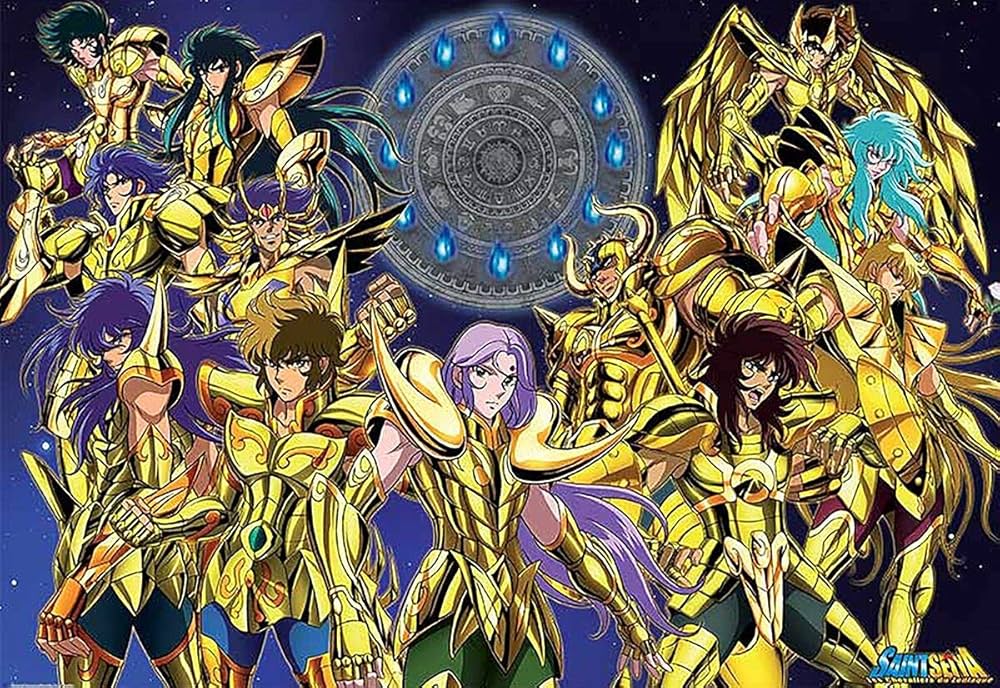 SAINT SEIYA - Poster Maxi 91,5x61 - Chevaliers d'Or 1 - vue 3