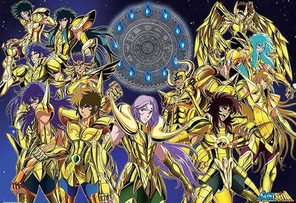 SAINT SEIYA - Poster Maxi 91,5x61 - Chevaliers d'Or 1 - vue 3