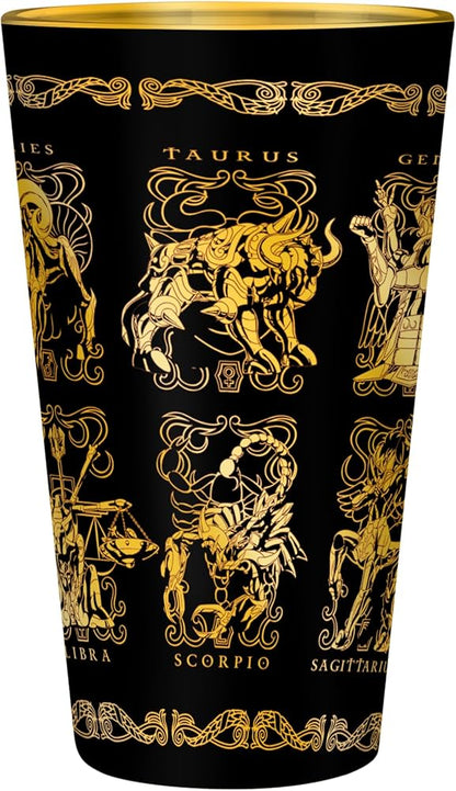 SAINT SEIYA - Verre XXL Premium  - 400 ml - Armures d'or  boîte x2 - vue 3