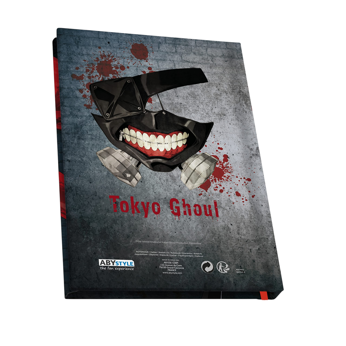 TOKYO GHOUL - Cahier A5 "Ken Kaneki" X4  * - vue 3