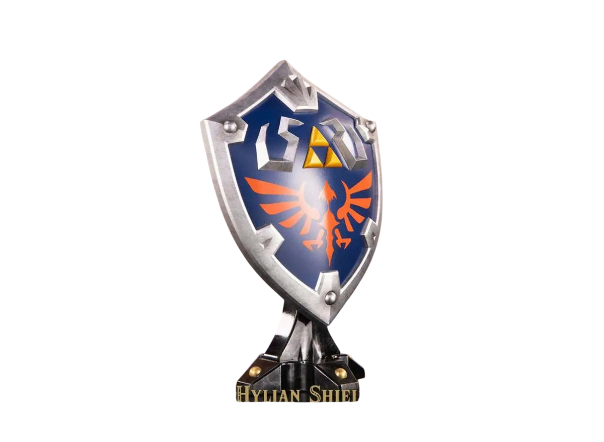 LEGEND OF ZELDA HYLIAN SHIELD PVC STATUE - Vue 1