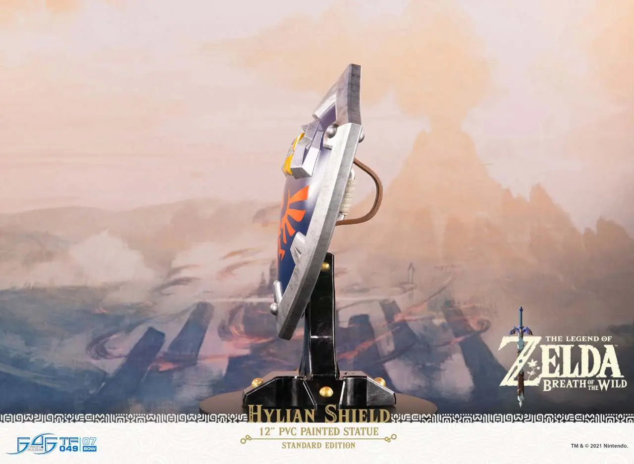 LEGEND OF ZELDA HYLIAN SHIELD PVC STATUE - Vue 5