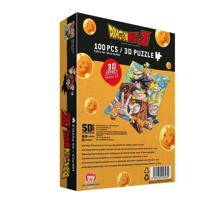 DRAGON BALL Z GOKU SAIYAN 3D 100PCS PUZZLE - Vue 4