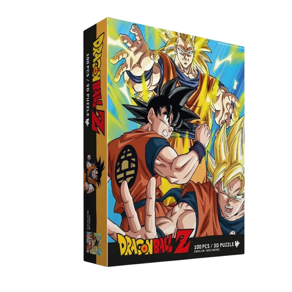 DRAGON BALL Z GOKU SAIYAN 3D 100PCS PUZZLE - Vue 3