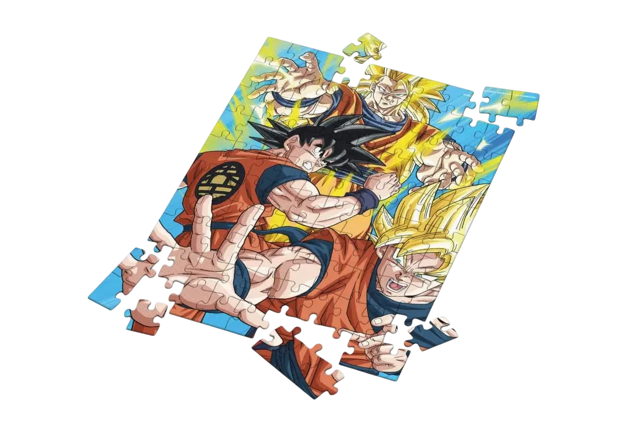 DRAGON BALL Z GOKU SAIYAN 3D 100PCS PUZZLE - Vue 2