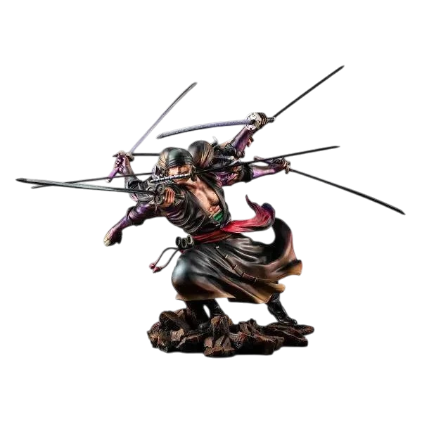 ONE PIECE POP ZORO DEMON ASURA STATUE - Vue 1