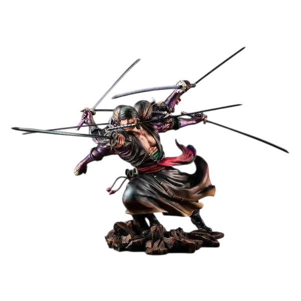 ONE PIECE POP ZORO DEMON ASURA STATUE - Vue 1