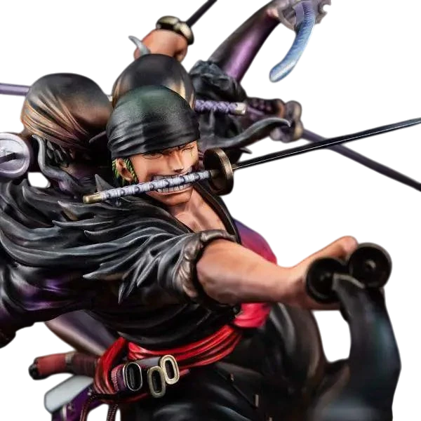 ONE PIECE POP ZORO DEMON ASURA STATUE - Vue 3