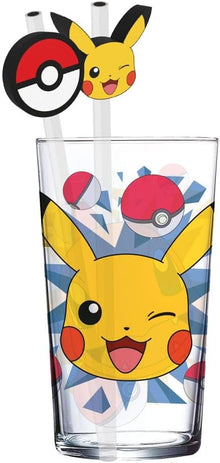 POKEMON - Gobelet avec paille - 470 ml - Pikachu Collage - vue 2