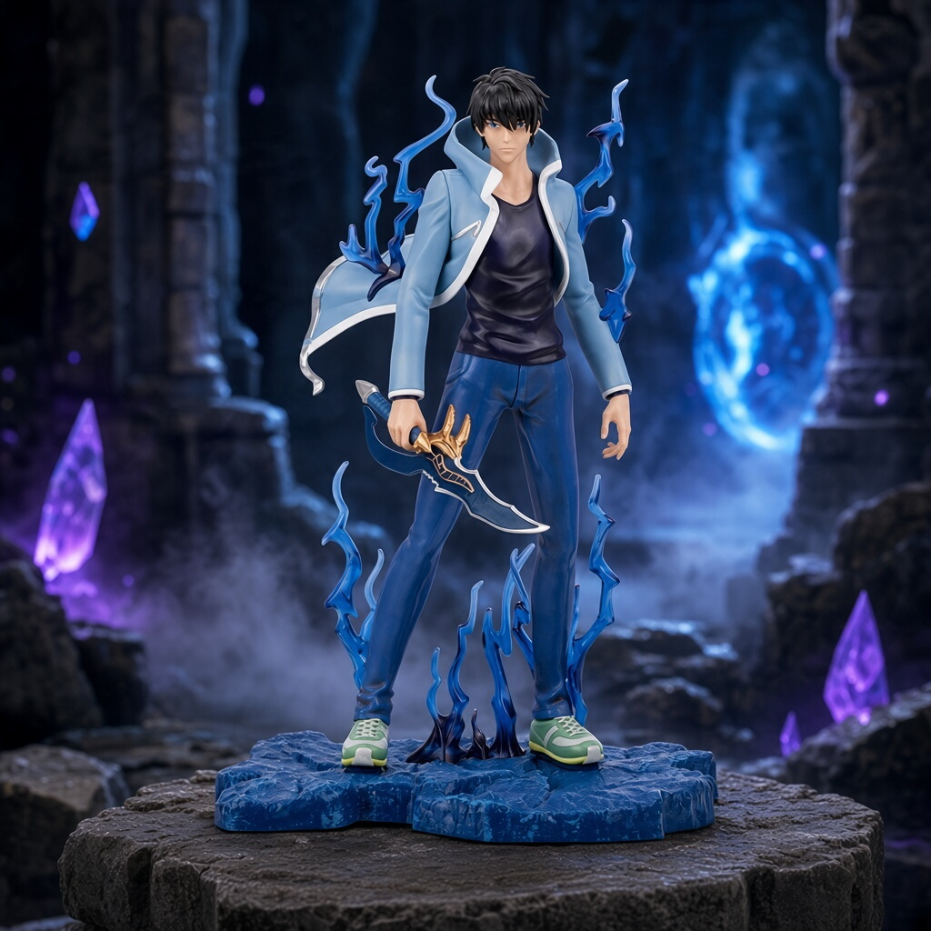 Solo Leveling - Sung Jin-Woo - Figurine Total Anime 22,5 cm ID9