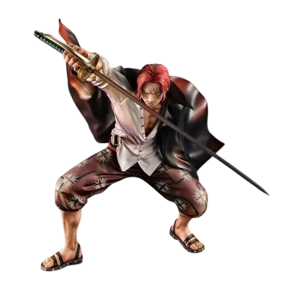 ONE PIECE POP RED HAIRED SHANKS STATUE - Vue 1