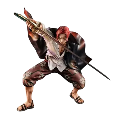 ONE PIECE POP RED HAIRED SHANKS STATUE - Vue 1