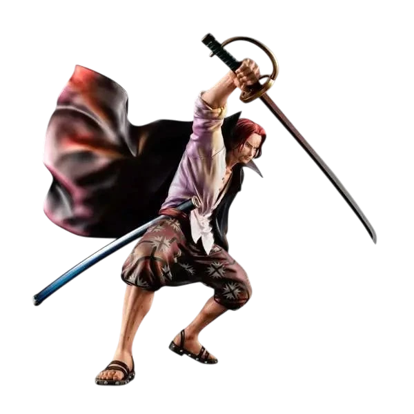 ONE PIECE POP RED HAIRED SHANKS STATUE - Vue 2
