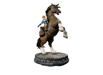 LEGEND OF ZELDA LINK ON HORSE LEGEND STATUE - Vue 1