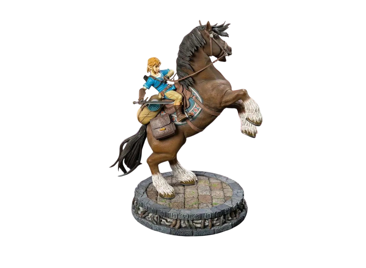 LEGEND OF ZELDA LINK ON HORSE LEGEND STATUE - Vue 5