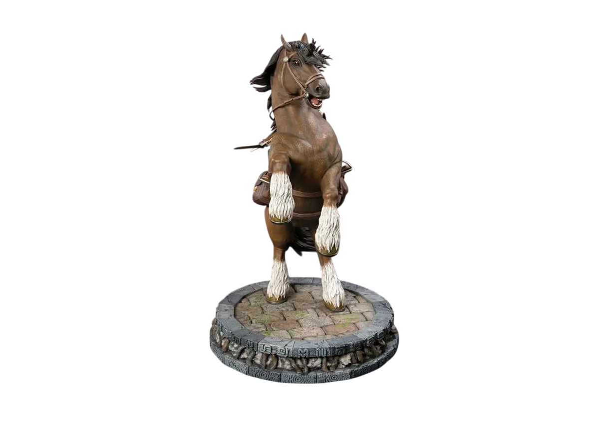 LEGEND OF ZELDA LINK ON HORSE LEGEND STATUE - Vue 2