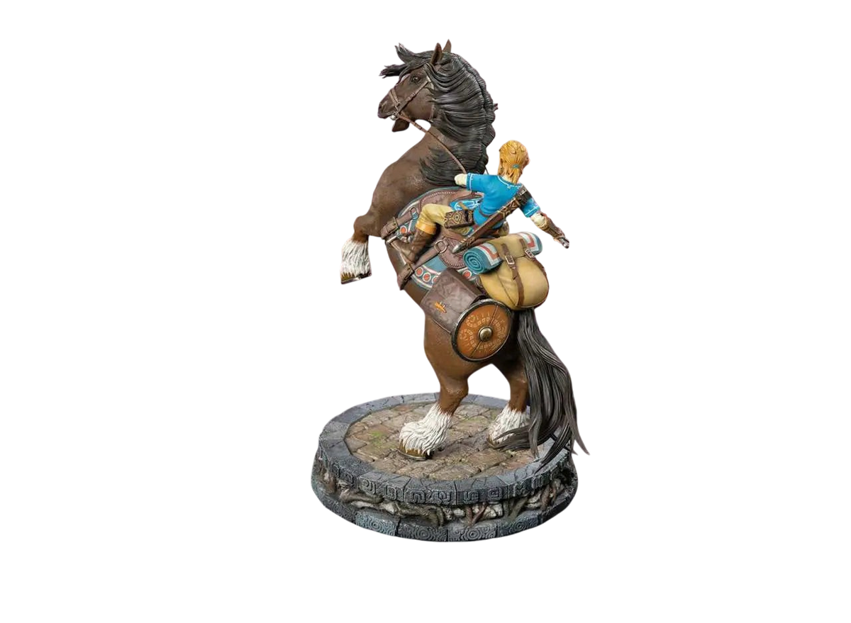 LEGEND OF ZELDA LINK ON HORSE LEGEND STATUE - Vue 4