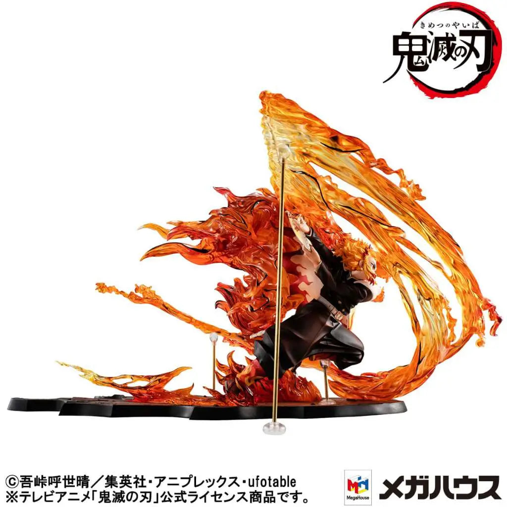 DEMON SLAYER KYOJURO FLAME BREATH GEM STATUE - Vue 3