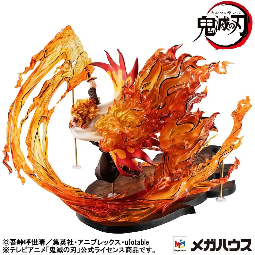 DEMON SLAYER KYOJURO FLAME BREATH GEM STATUE - Vue 5