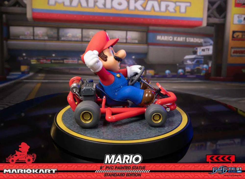 MARIO KART MARIO PVC PAINTED STATUE - Vue 4