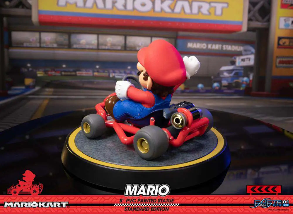 MARIO KART MARIO PVC PAINTED STATUE - Vue 2