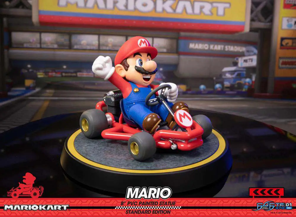MARIO KART MARIO PVC PAINTED STATUE - Vue 5