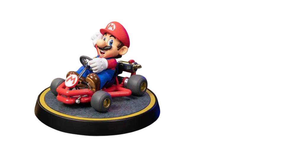 MARIO KART MARIO PVC PAINTED STATUE - Vue 1