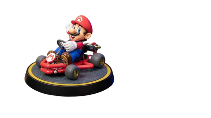 MARIO KART MARIO PVC PAINTED STATUE - Vue 1