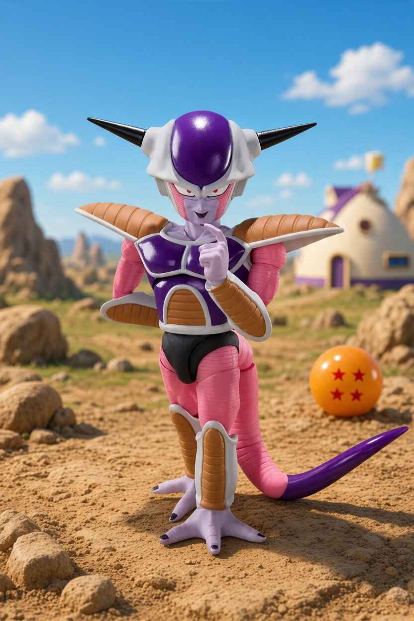 Dragon Ball - Freezer - Set S.H.Figuarts Première Forme + Capsule Bandai