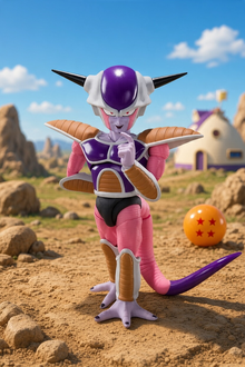 Dragon Ball - Freezer - Set S.H.Figuarts Première Forme + Capsule Bandai