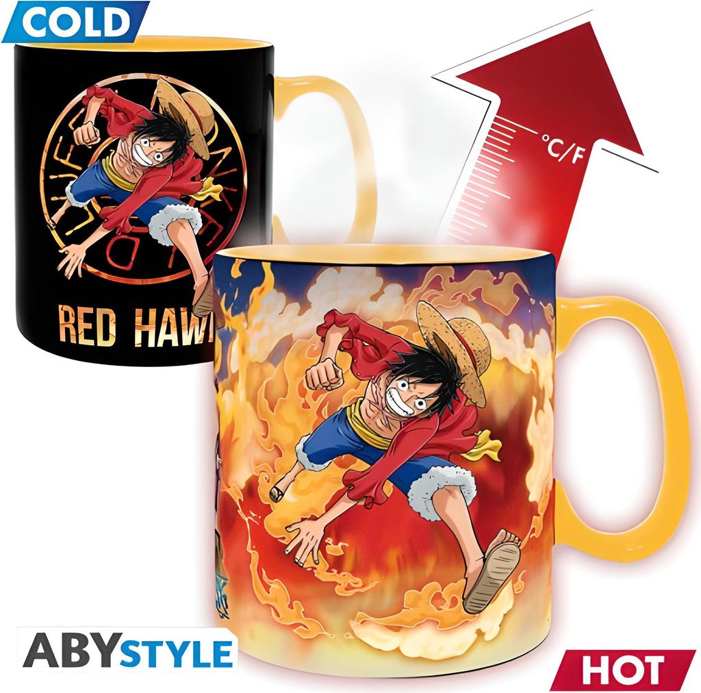 ONE PIECE - Mug Heat Change - 460 ml - Luffy vs Kaido - carton x2 - vue 4