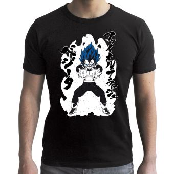 Dragon Ball Tshirt "Vegeta Royal Blue" - Noir