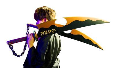 Nichirin Tengen Uzui Sword - Réplique Proreplica 110cm BANDAI