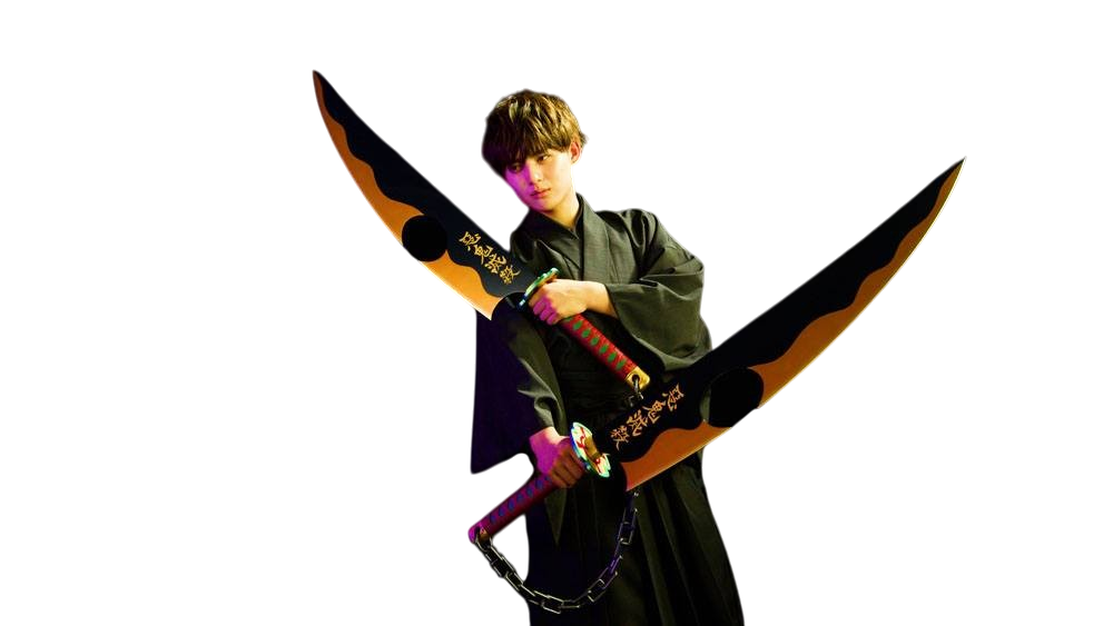 Nichirin Tengen Uzui Sword - Réplique Proreplica 110cm BANDAI