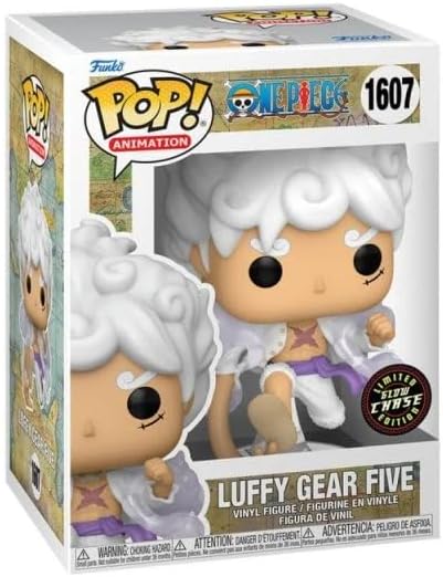 Luffy Gear 5 – Figurine POP Animation N°1607 (avec Chase) Funko