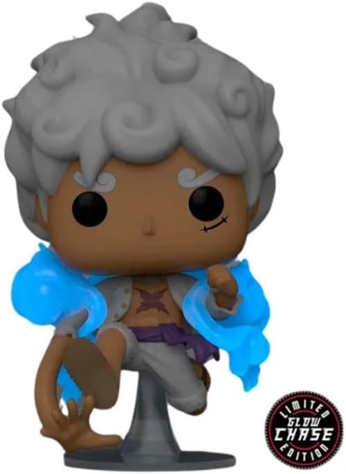 Luffy Gear 5 – Figurine POP Animation N°1607 (avec Chase) Funko