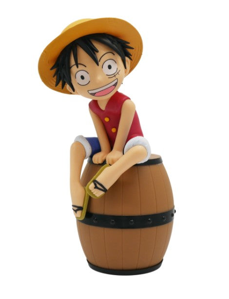 Luffy sur Tonneau - Figurine Lumineuse 27cm Teknofun