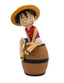 Luffy sur Tonneau - Figurine Lumineuse 27cm Teknofun