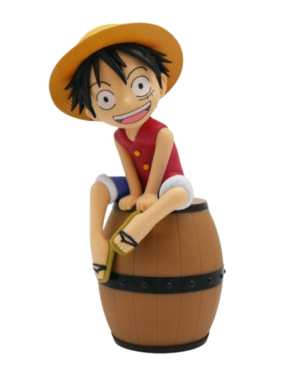 Luffy sur Tonneau - Figurine Lumineuse 27cm Teknofun