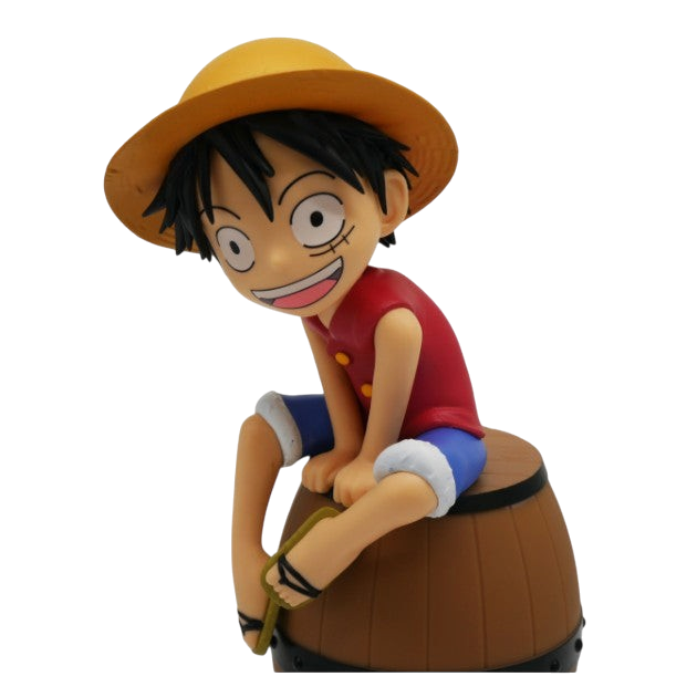 Luffy sur Tonneau - Figurine Lumineuse 27cm Teknofun