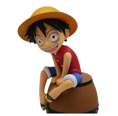 Luffy sur Tonneau - Figurine Lumineuse 27cm Teknofun