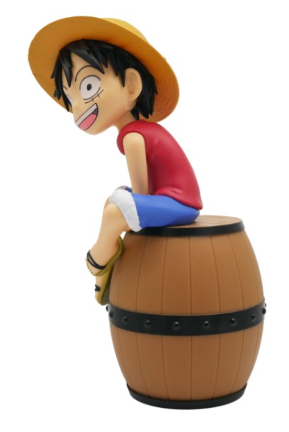 Luffy sur Tonneau - Figurine Lumineuse 27cm Teknofun